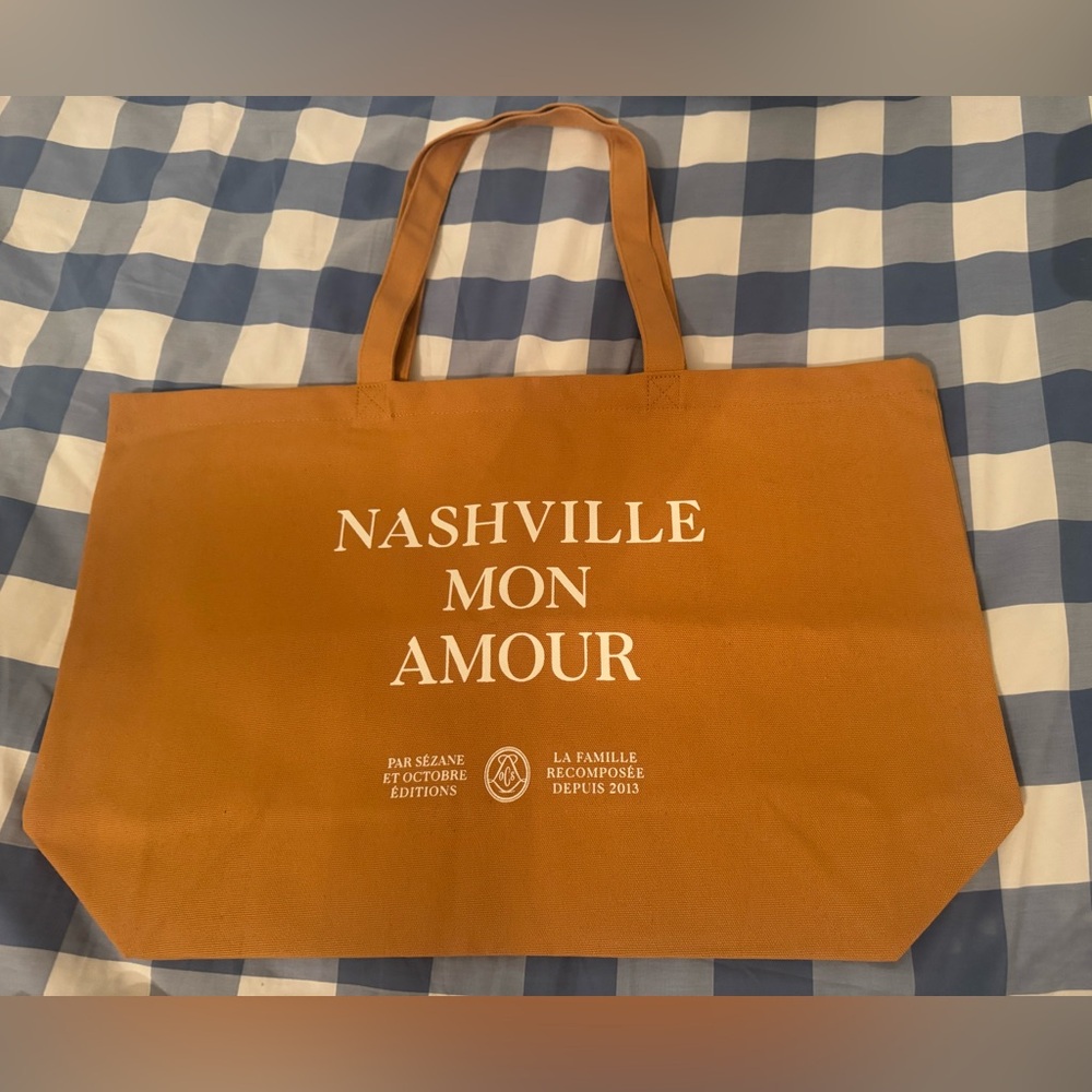 Sezane Nashville Mon Amour Tote Bag